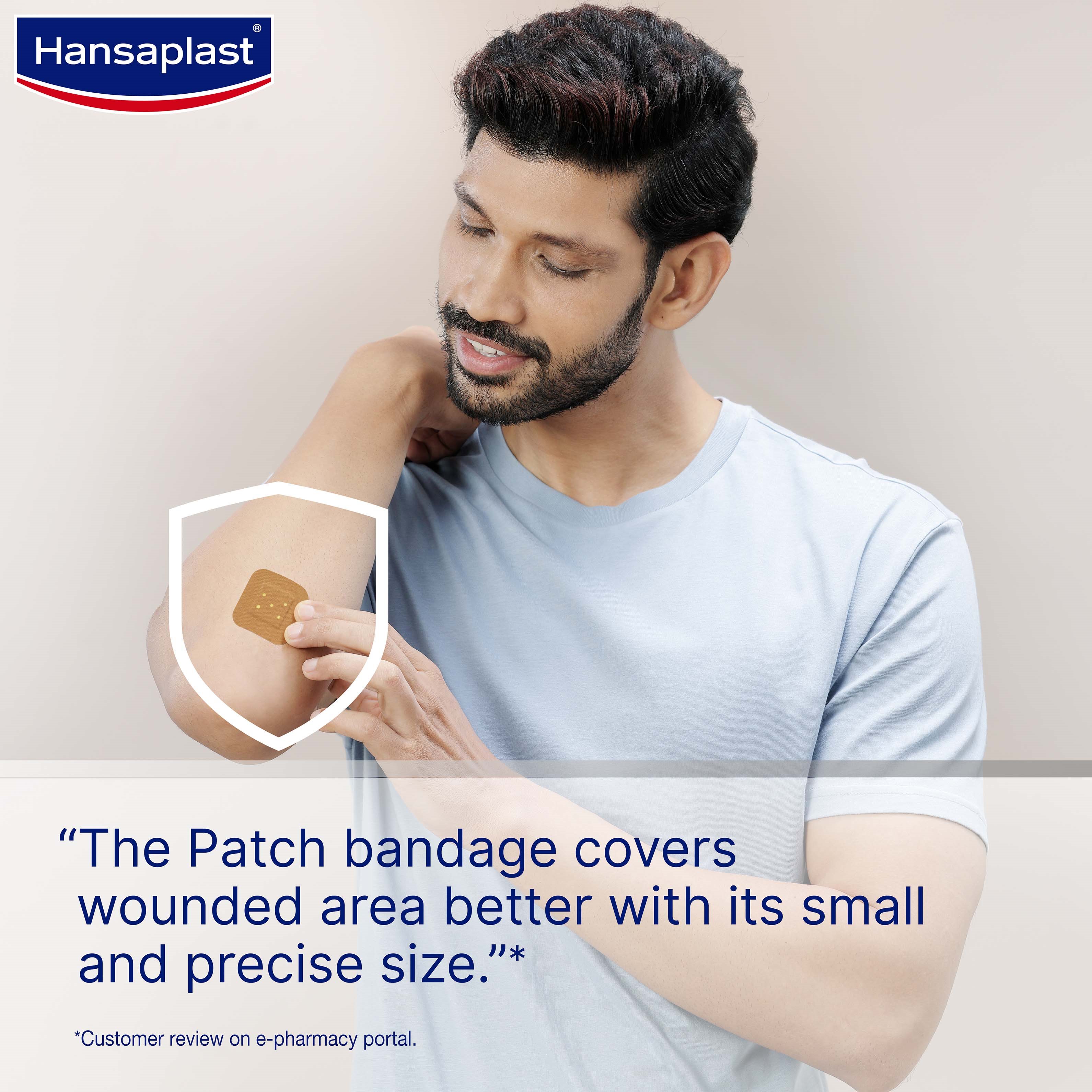 Patch Plaster Small Box | Antiseptic plaster for elbows and knees | Hansaplast