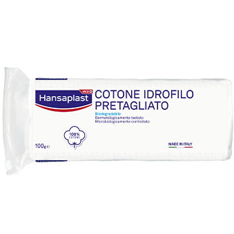 Cotone Idrofilo Pretagliato biodegradabile 100g
