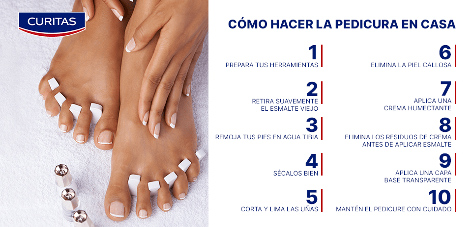 pasos como hacer la pedicura en casa