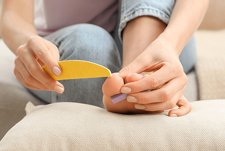 pedicure casero