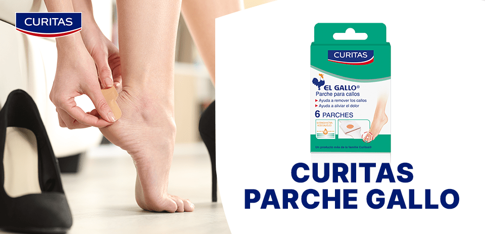 Curitas Parche Gallo en los pies