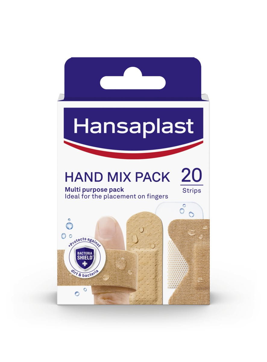 Hansaplast hand mix pack pleisters