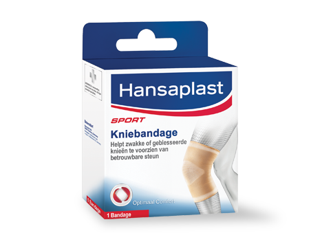 Verpakking van een kniebandage - Hansaplast