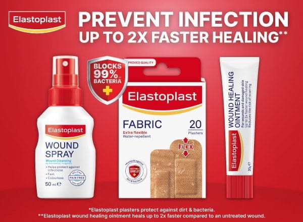 Elastoplast – Three simple steps to heal wounds safely and easily