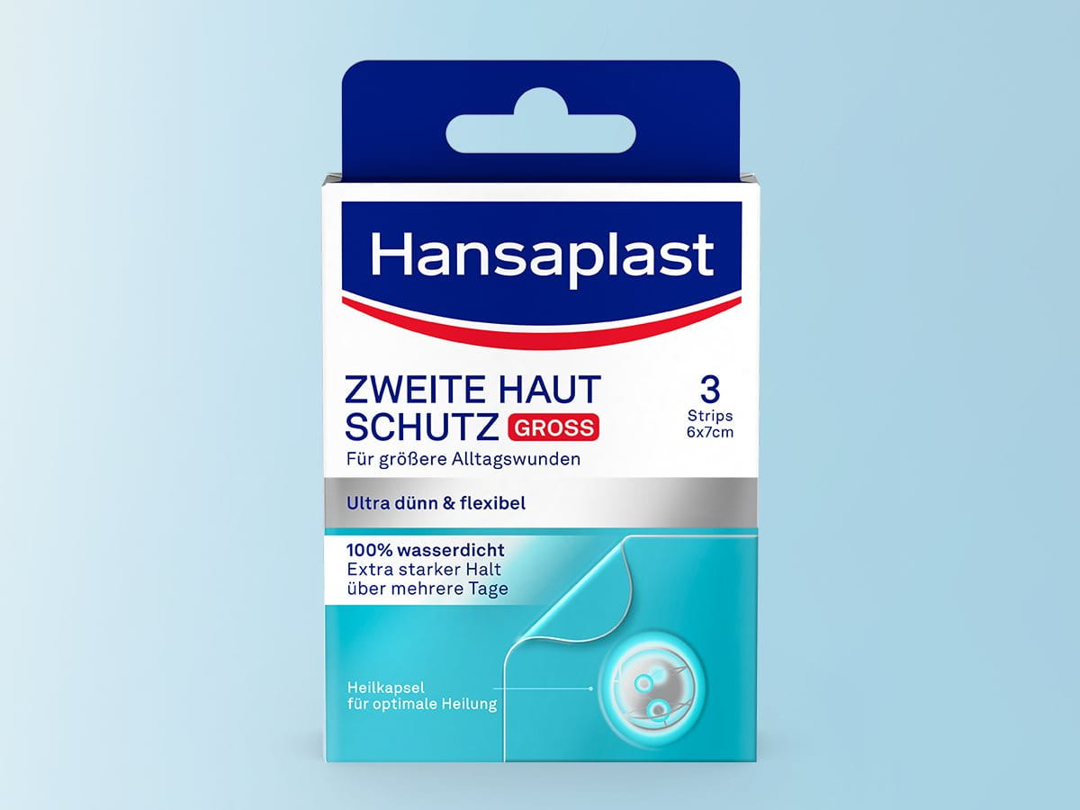 Hansaplast Zweite Haut Schutz Gross 3 Stück