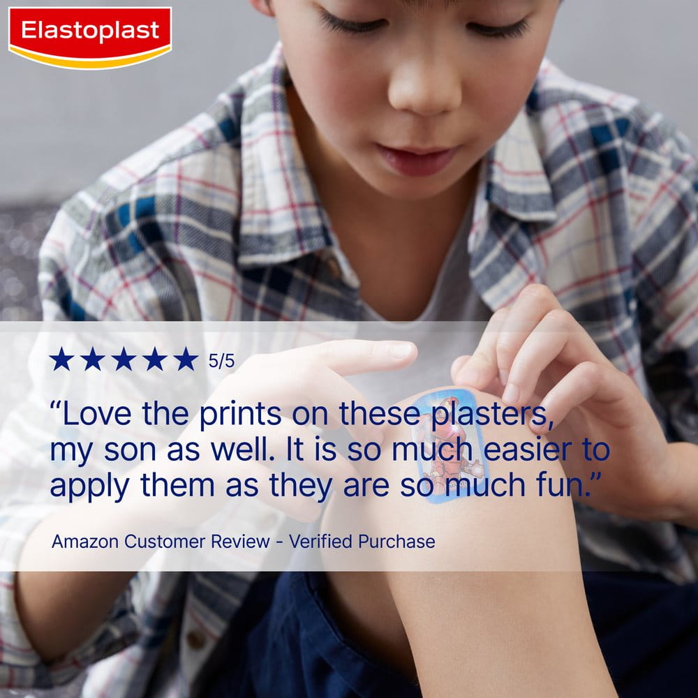 Elastoplast customer review graphic