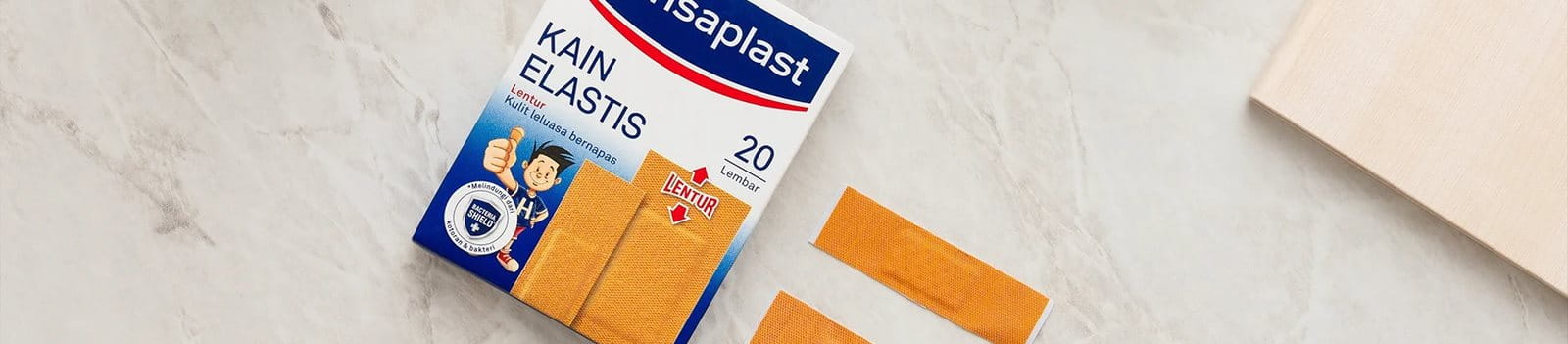Berbagai jenis plester luka dari Hansaplast.