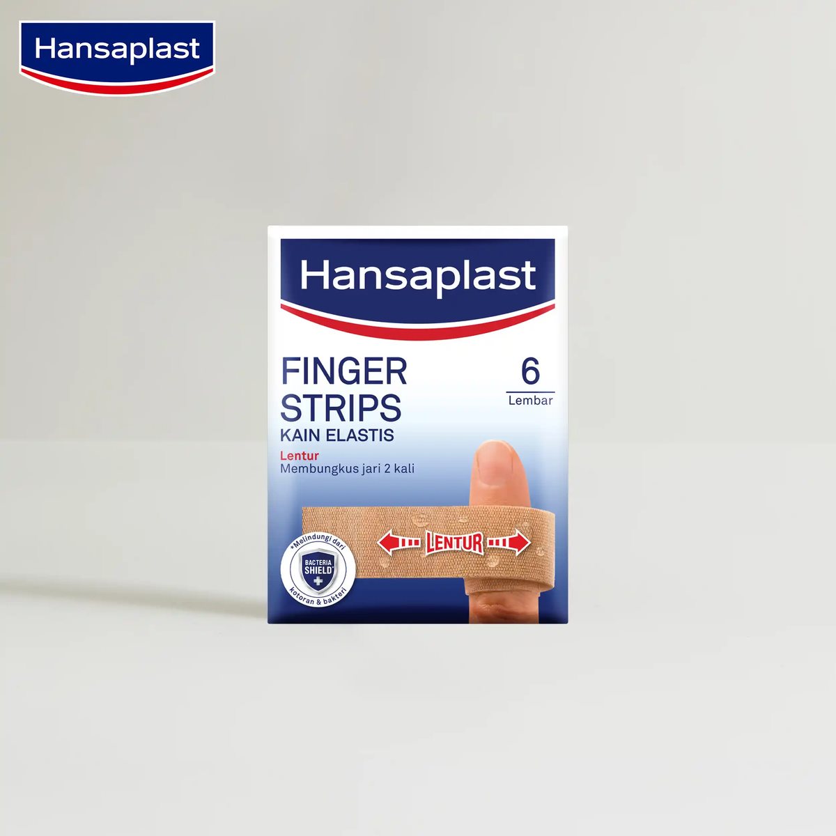 Kain Elastis Finger Strips 6 Lembar