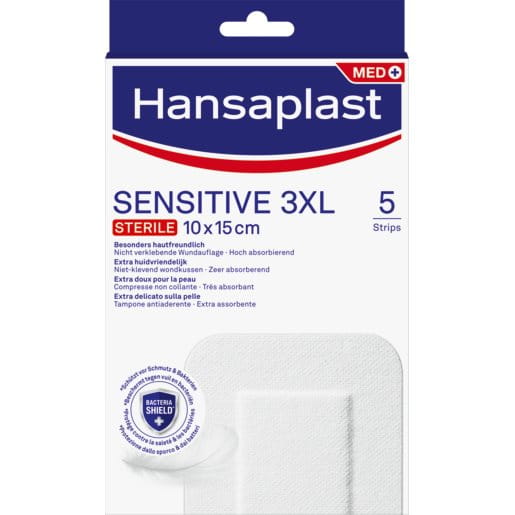 Hansaplast sensitive pleisters XL en XXL