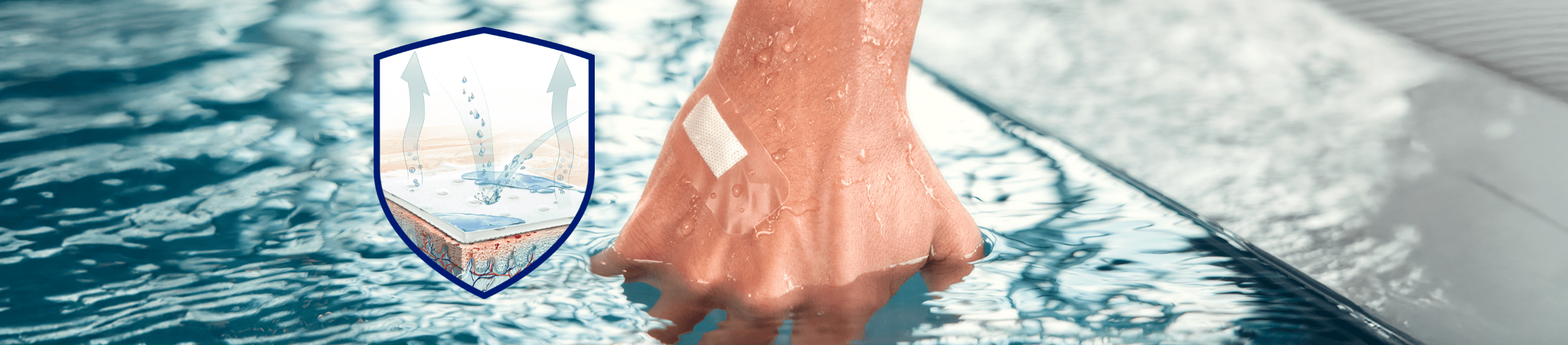 Curitas resistentes al agua