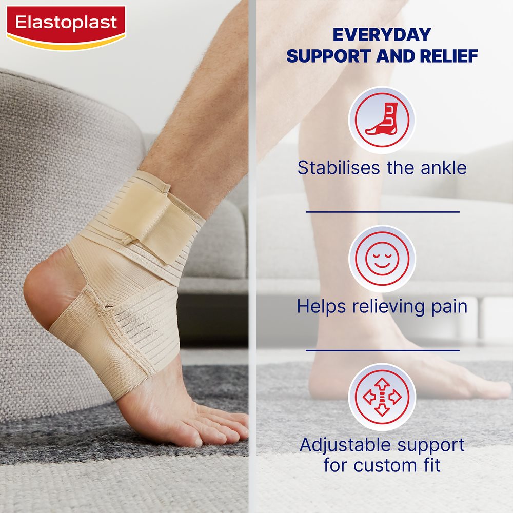 Ankle Support With Customisable Fit Elastoplast