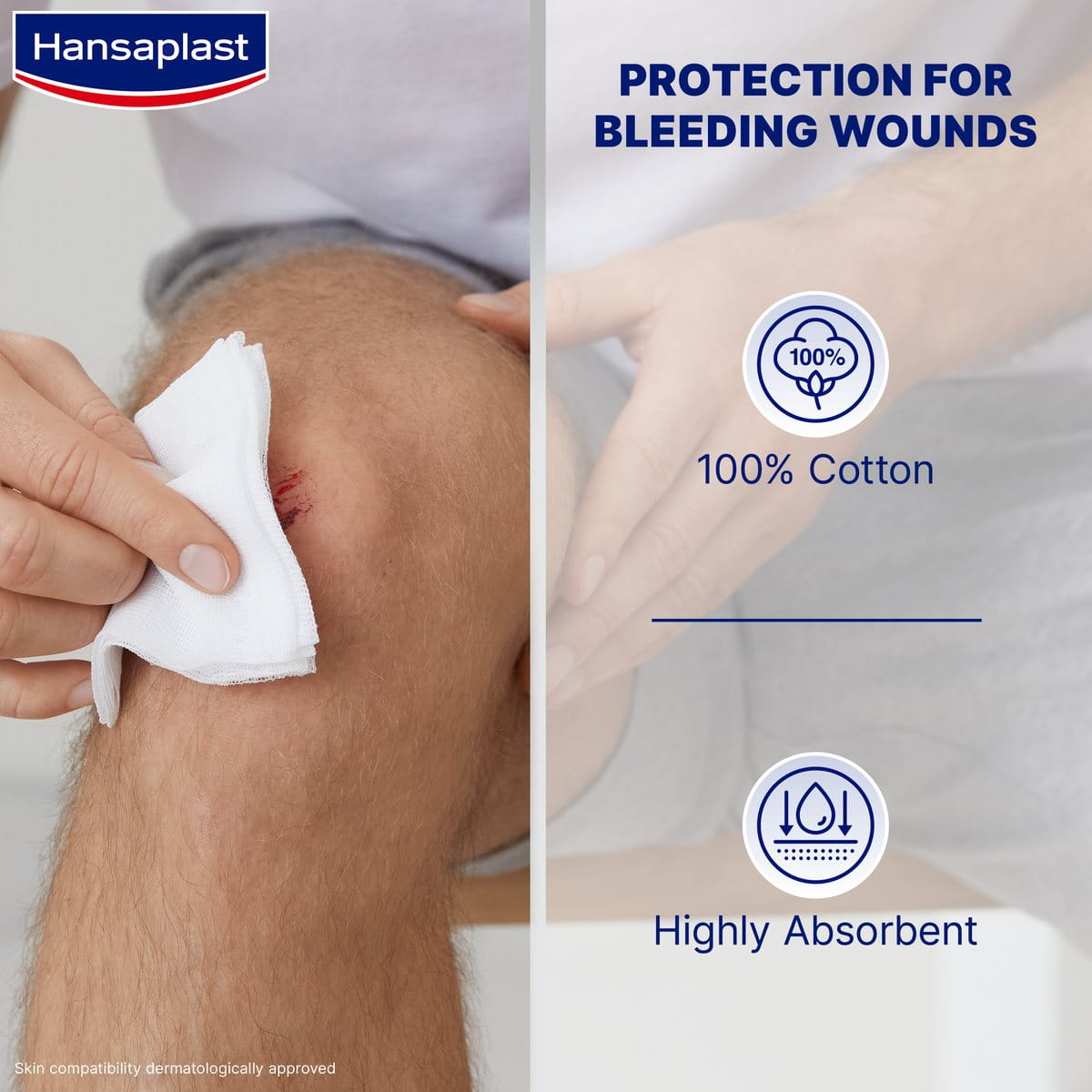 Sterile Absorbent Cotton Gauze Pieces, Bandage Dressings and Wound