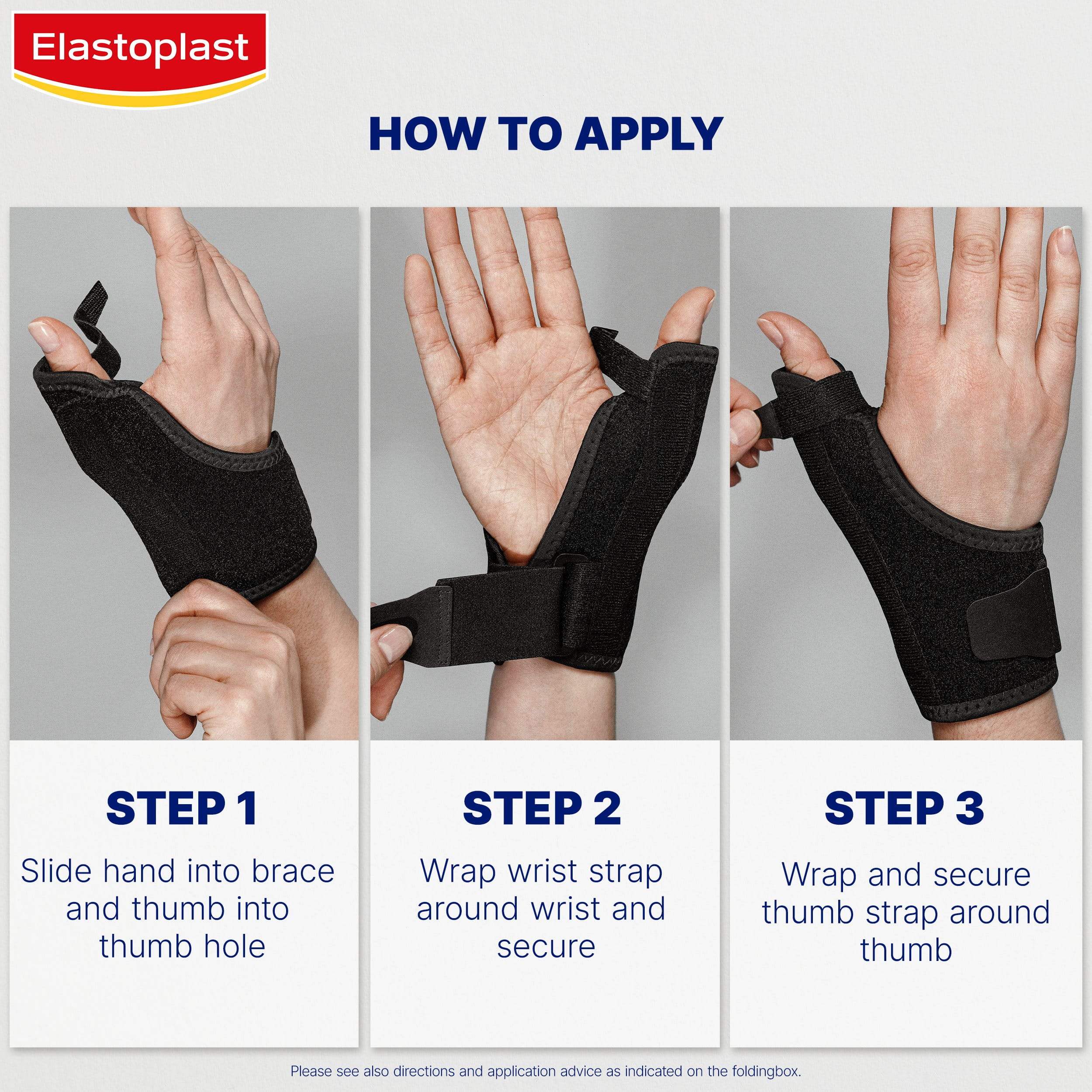how to apply a wrist support