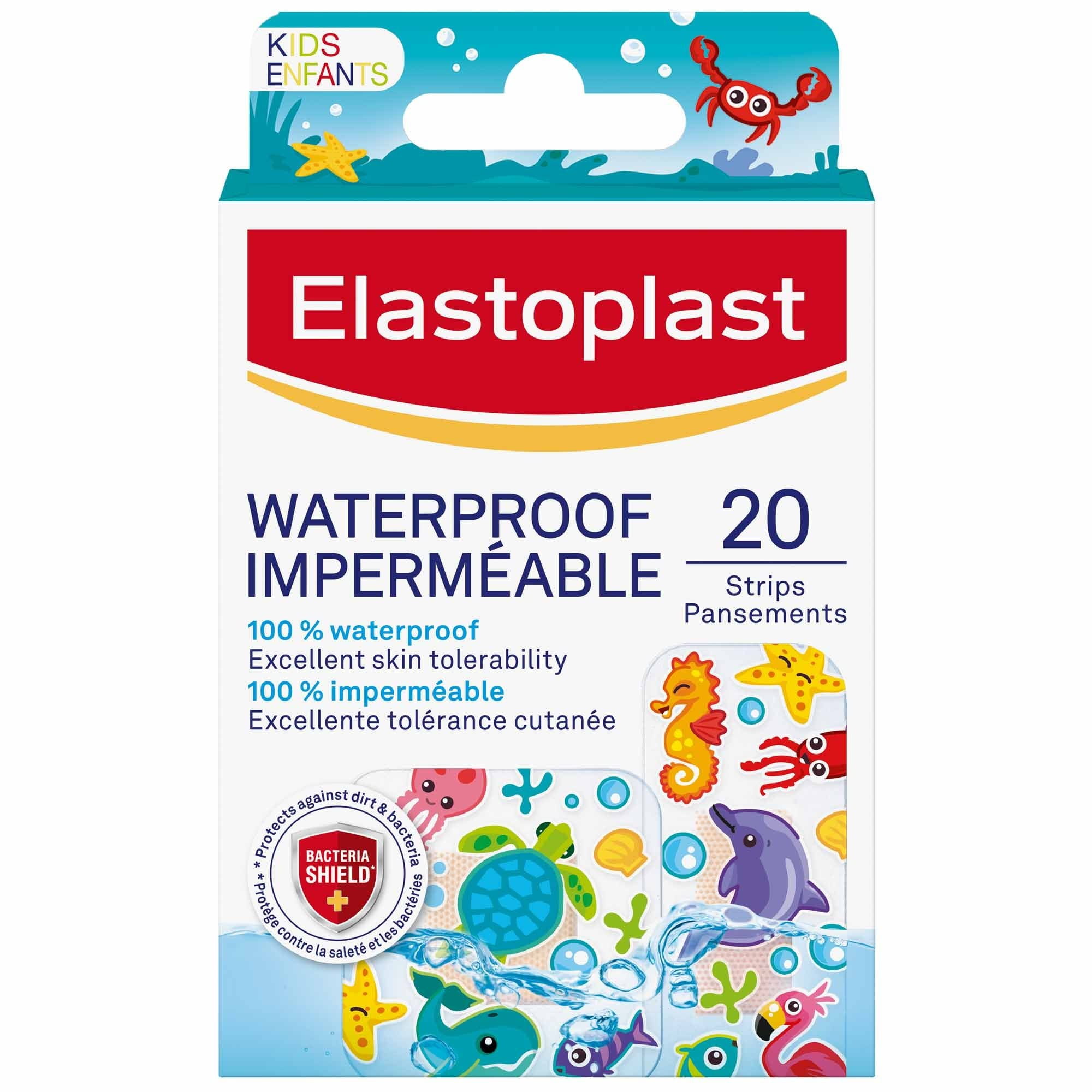 Pansements résistants à l'eau Elastoplast pour enfants