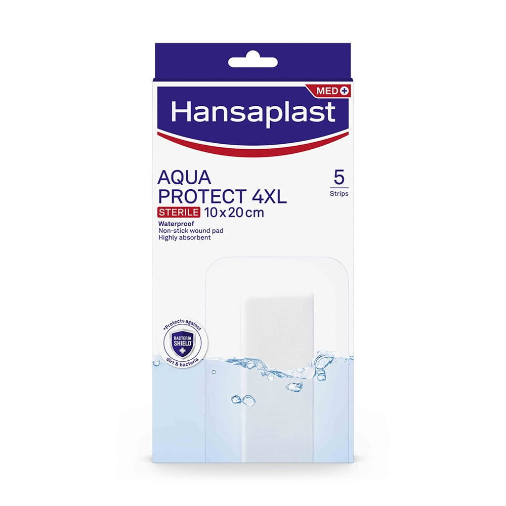 Elastoplast Aqua Protect Waterproof Adhesive Bandages | 40 Strips,  Transparent | 100% Waterproof | Extra Strong Adhesion | Ideal for washing